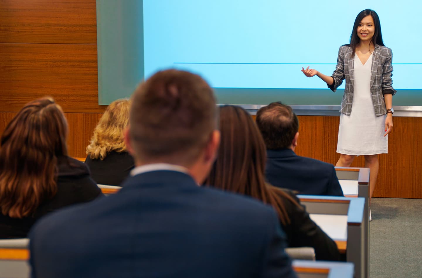 Mia Anne Pham Reeves, CPA, leading a tax strategy discussion with business owners
